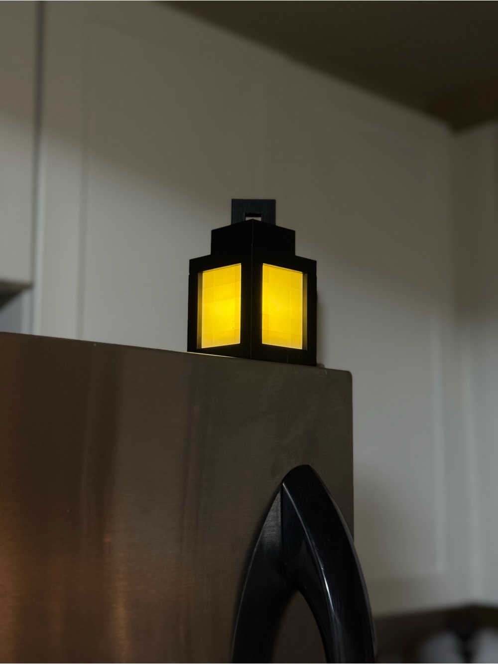 Pixel Block Lantern - Video Game Inspired Tea Light Holder with Magnetic Base